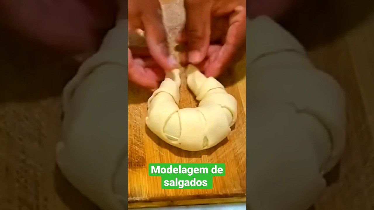 Como modelar salgados rendados