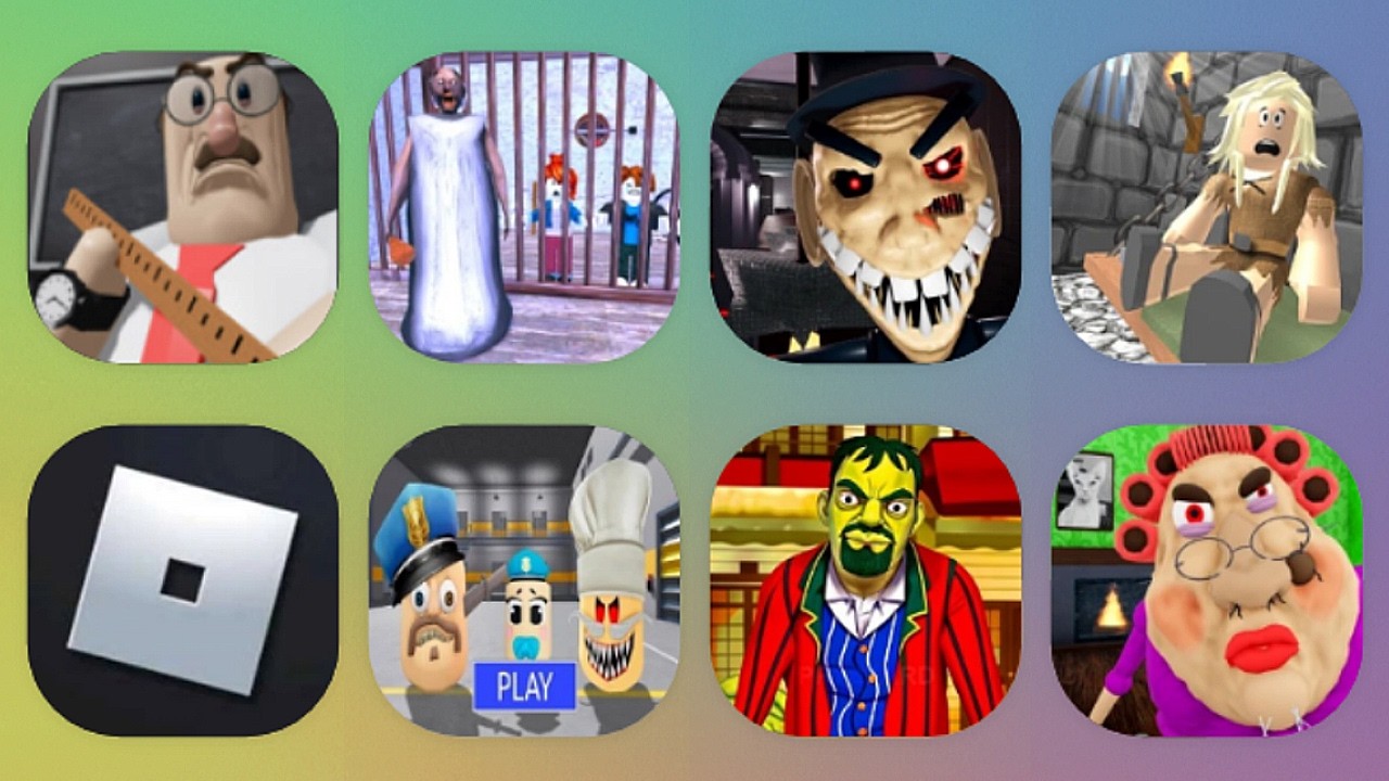 Escape Evil Drandma, Escape Dungeon Obby, Scary Stranger 3D, Sir Scary's Mansion,...