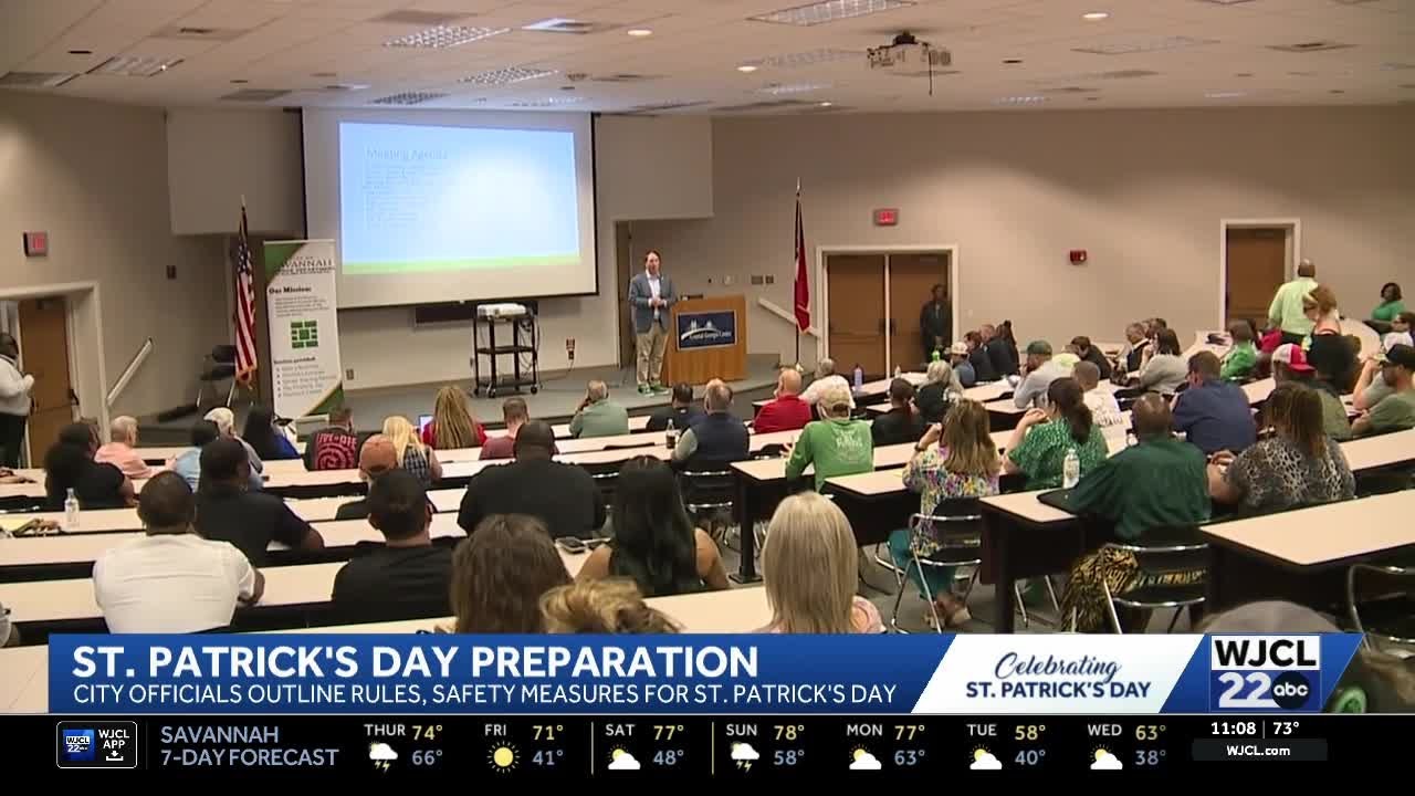 Savannah officials meet with bar owners ahead of St. Patrick’s Day crowds