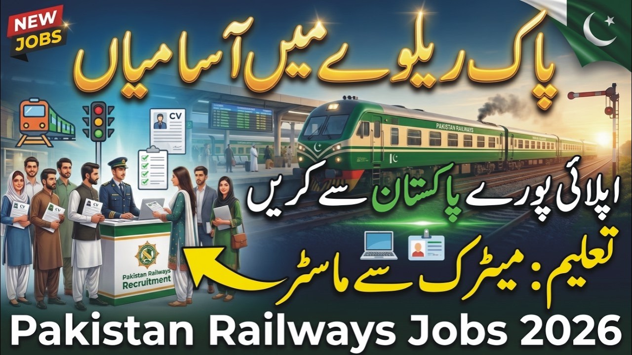 Pakistan Railway Jobs 2026 | Latest Pak Railway Jobs 2026 | Pakistan Railway Headquarter Jobs 2026