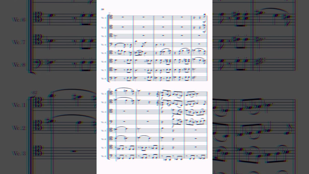 a short heart-wrenching moment from my octet  #classicalharmony#octet#cello#emotional#suspension
