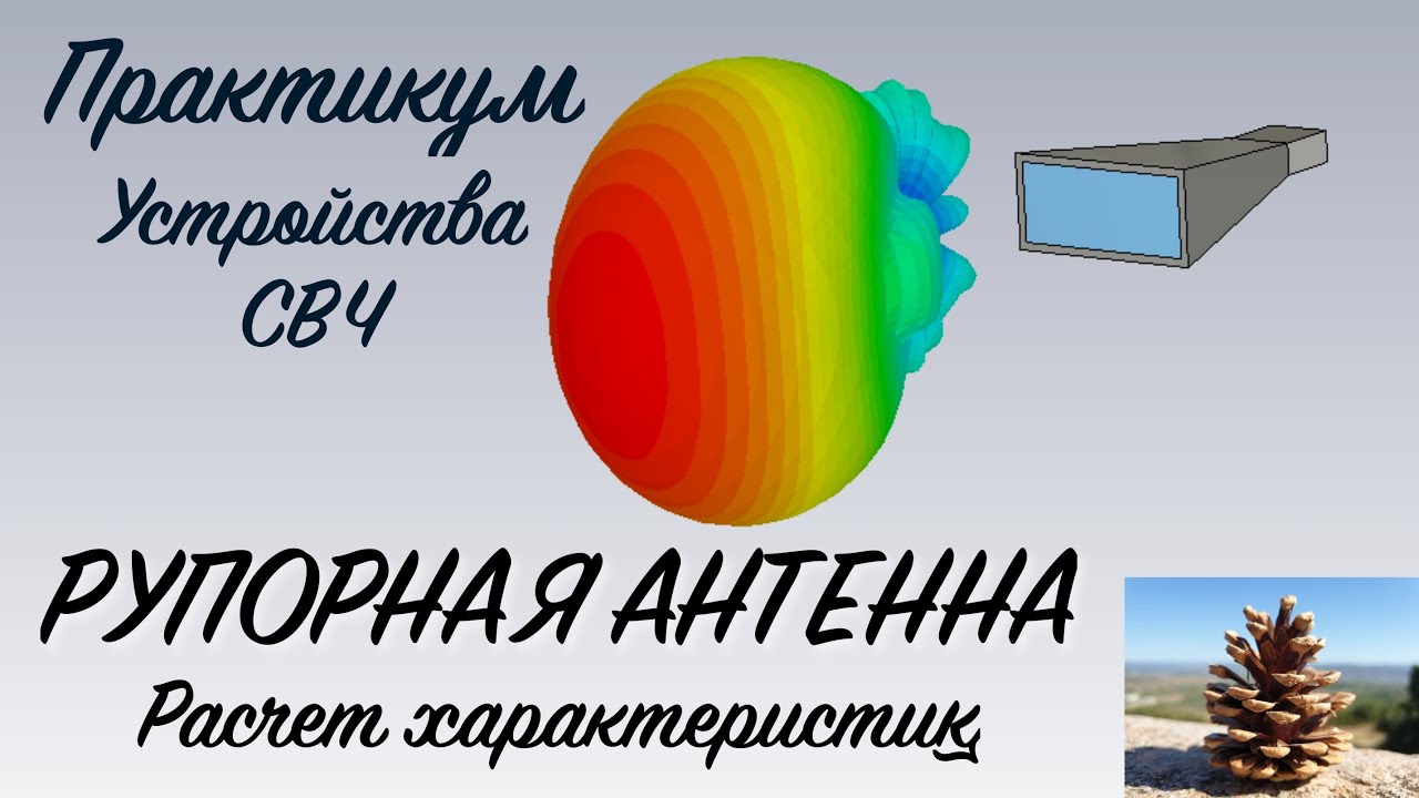 Расчет характеристик рупорной антенны. Практикум по устройствам СВЧ
