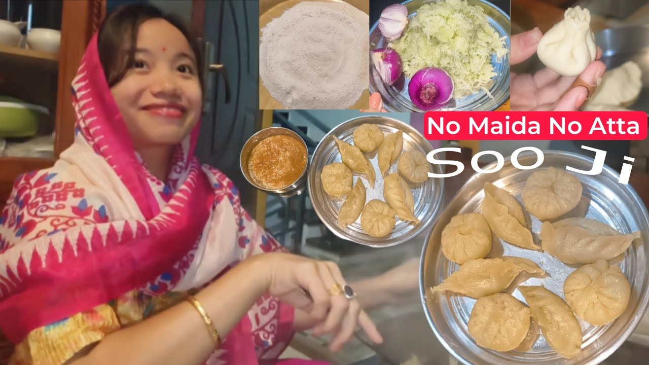 Sooji na Momo hwrase nongsu churi💦 chaningna leirakpa kuire😇 Sooji & Squash Momo recipe🫰 Let's try😋 