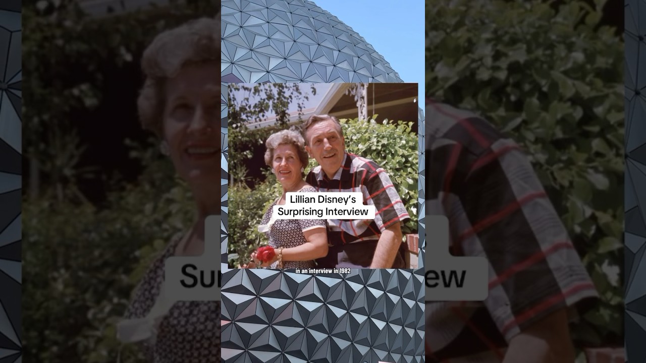 Lillian Disney&rsquo;s Surprising Interview #waltdisney #epcot #disneyparks #disneyshorts
