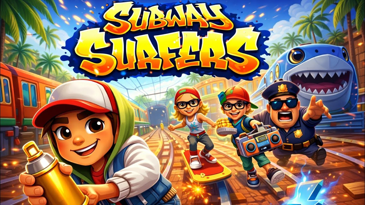 Subway surfers live 🔴ll🏃🚧🚂🚃🚃🚃 subscribe to my channel ll #live#games