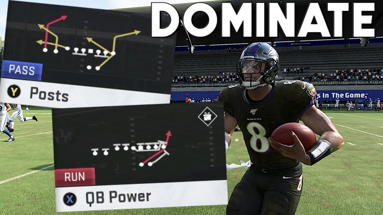 DOMINATE PEOPLE WITH THIS OFFENSE! MADDEN 20 GUN ACE SLOT MINI SCHEME!