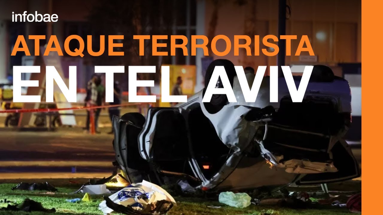 Ataque terrorista en Tel Aviv: las fuerzas de seguridad israelíes trabajan en la escena del atentado