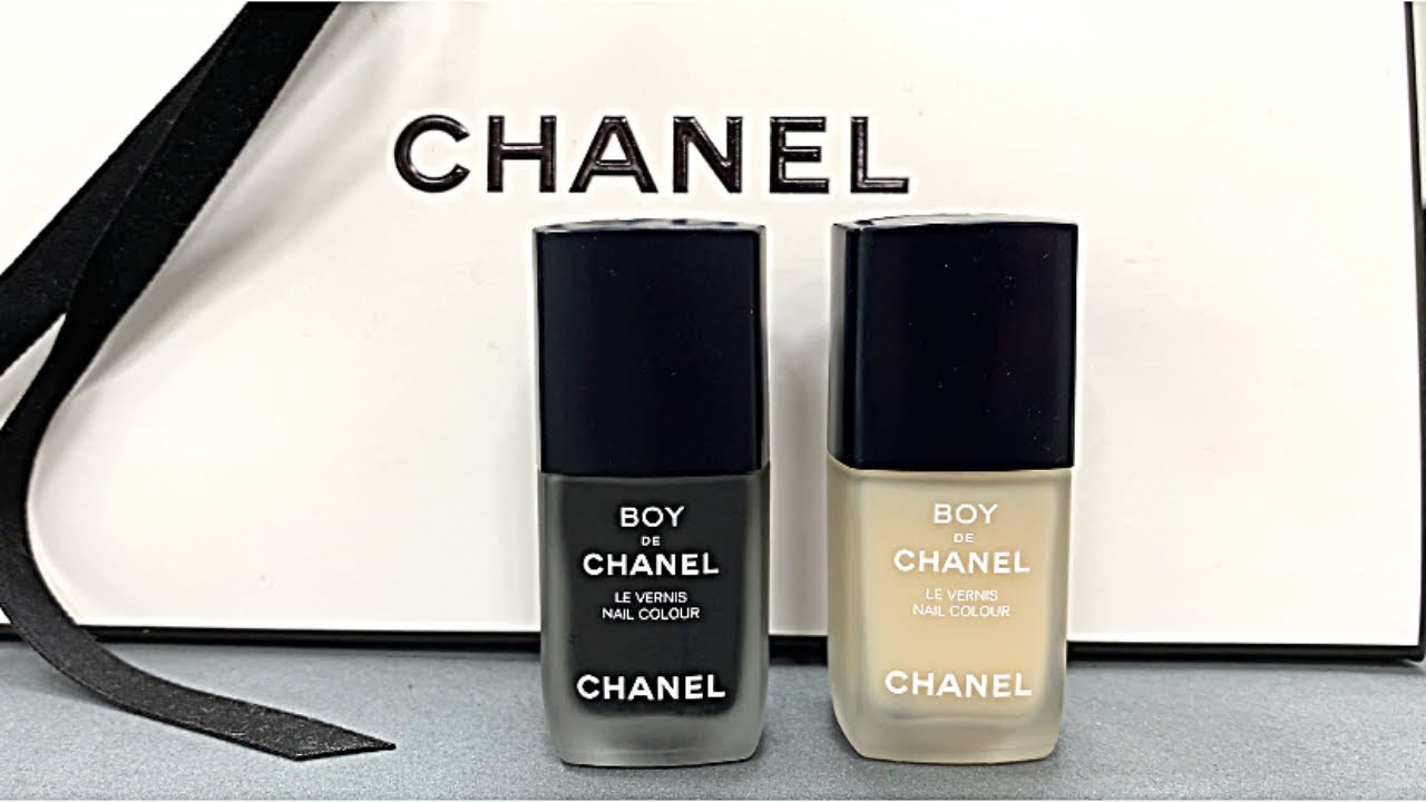 BOY DE CHANEL VERNIS  NATURAL & BLACK [DEMO AND REVIEW] 🤍 🖤