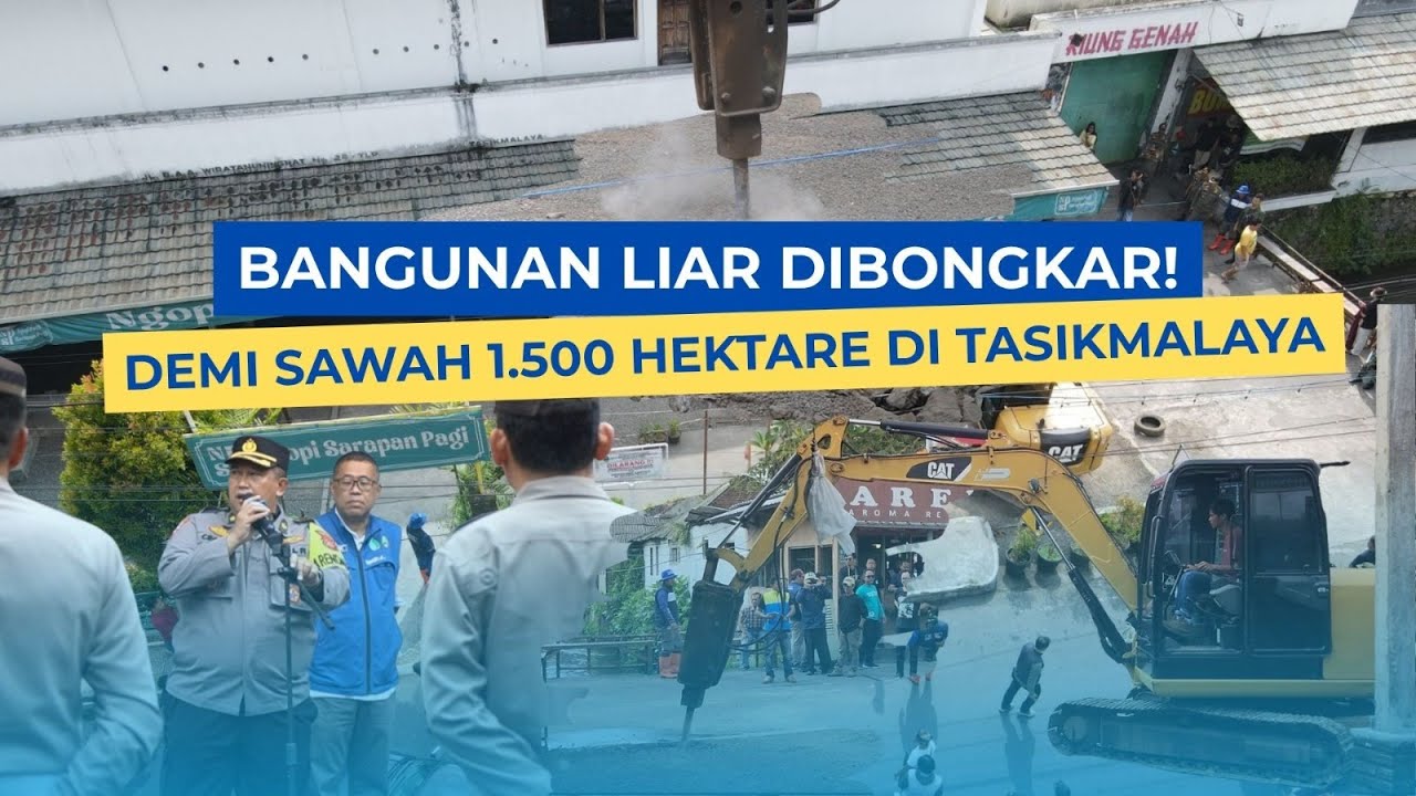 BUKAN SEKADAR BONGKAR BANGUNAN, INI SOAL MASA DEPAN IRIGASI CIMULU!!!