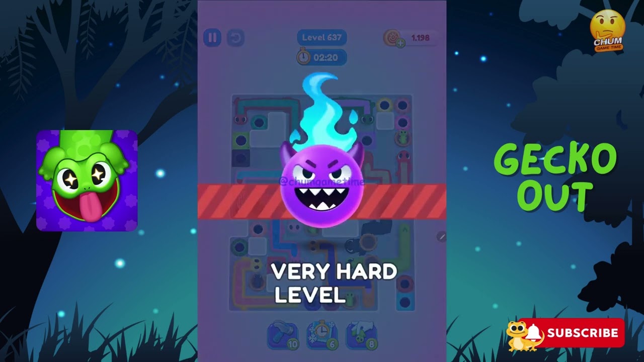 Gecko Out - Level 633, 634, 635, 636, 637, 638 - Gameplay walkthrough