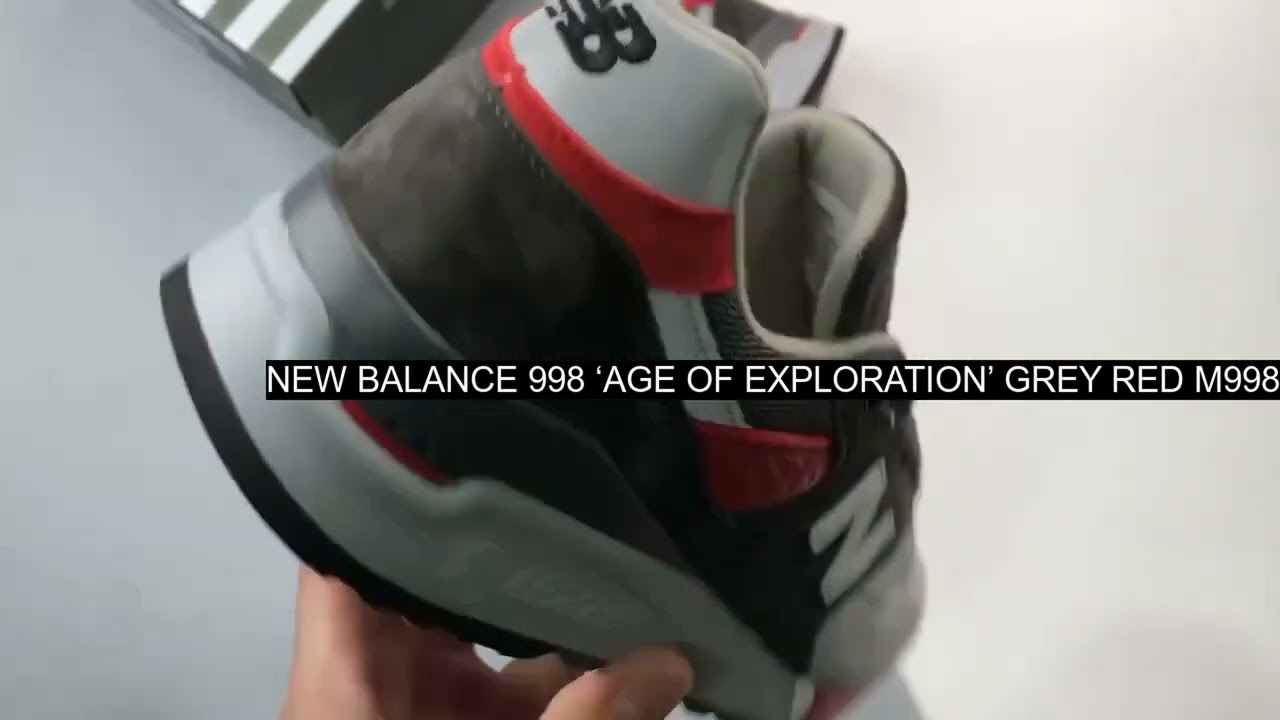 [UNBOXING NOW] New Balance 998 &lsquo;Age Of Exploration&rsquo; Grey Red M998CPL For Sale