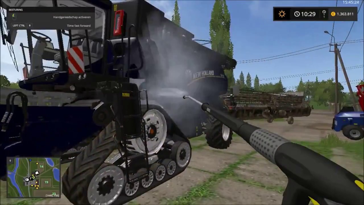 fs 17 sosnovka  time lapse # 4 bean harvest