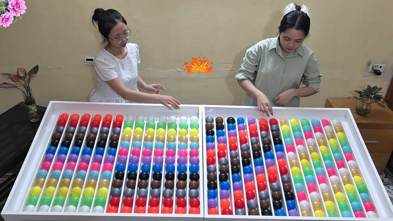 👯‍♂️ Color Ball Sorting Game | Relaxing Puzzle Challenge with a Friend 🎨
