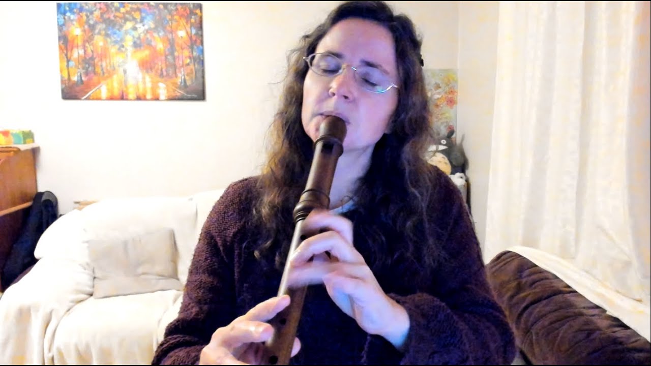 Recorder Composition: Miyako Bushi Scale, played on a Kung Superio alto in olive wood