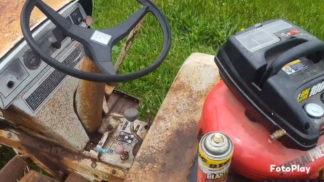 Preparing my 1970 Bolens Husky 1253s to build 1 good tractor out of the 2.