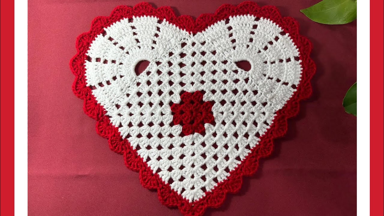Вязаное крючком сердце шаг за шагом ❤️🧶