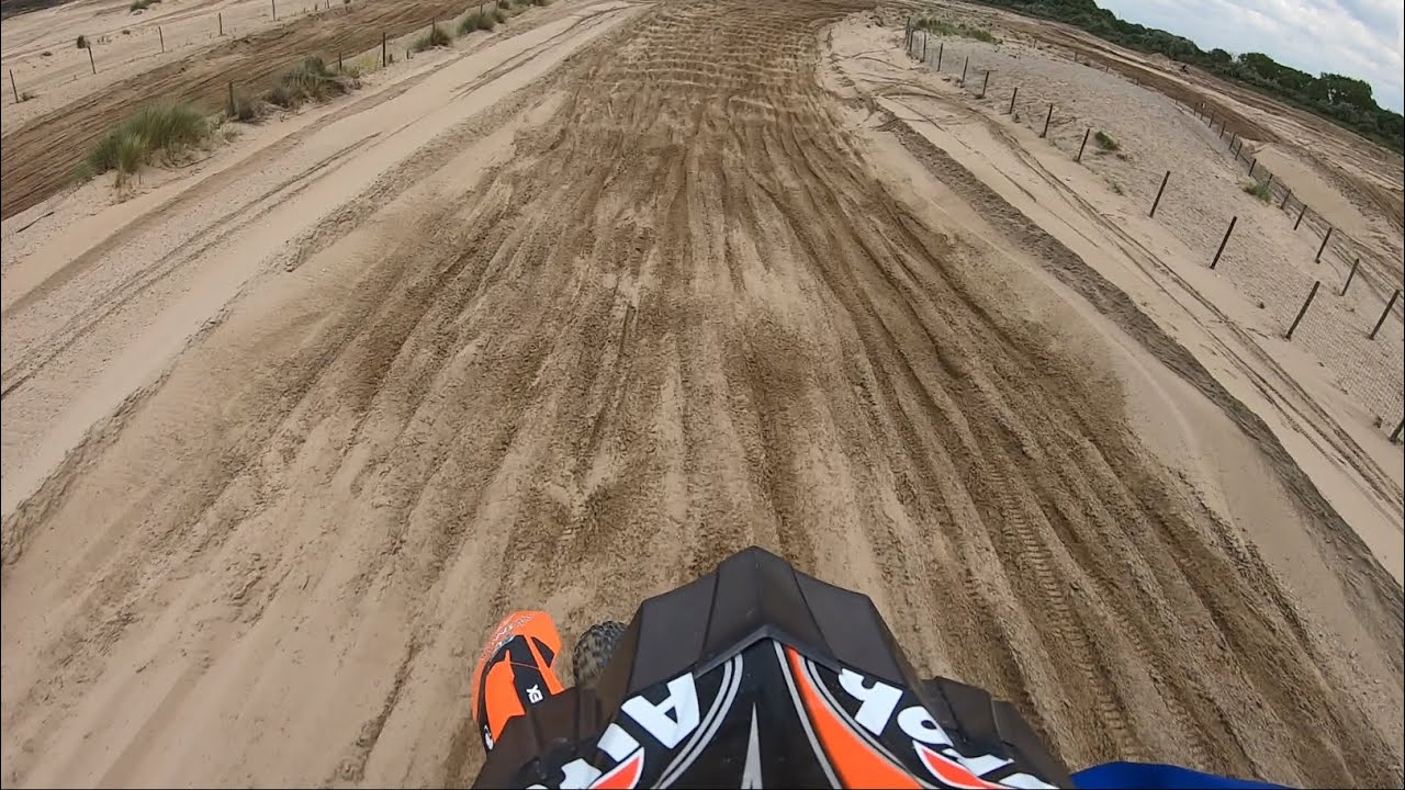 Dunkirk ( Loon-Plage ) motocross practice track GoPro June 2019