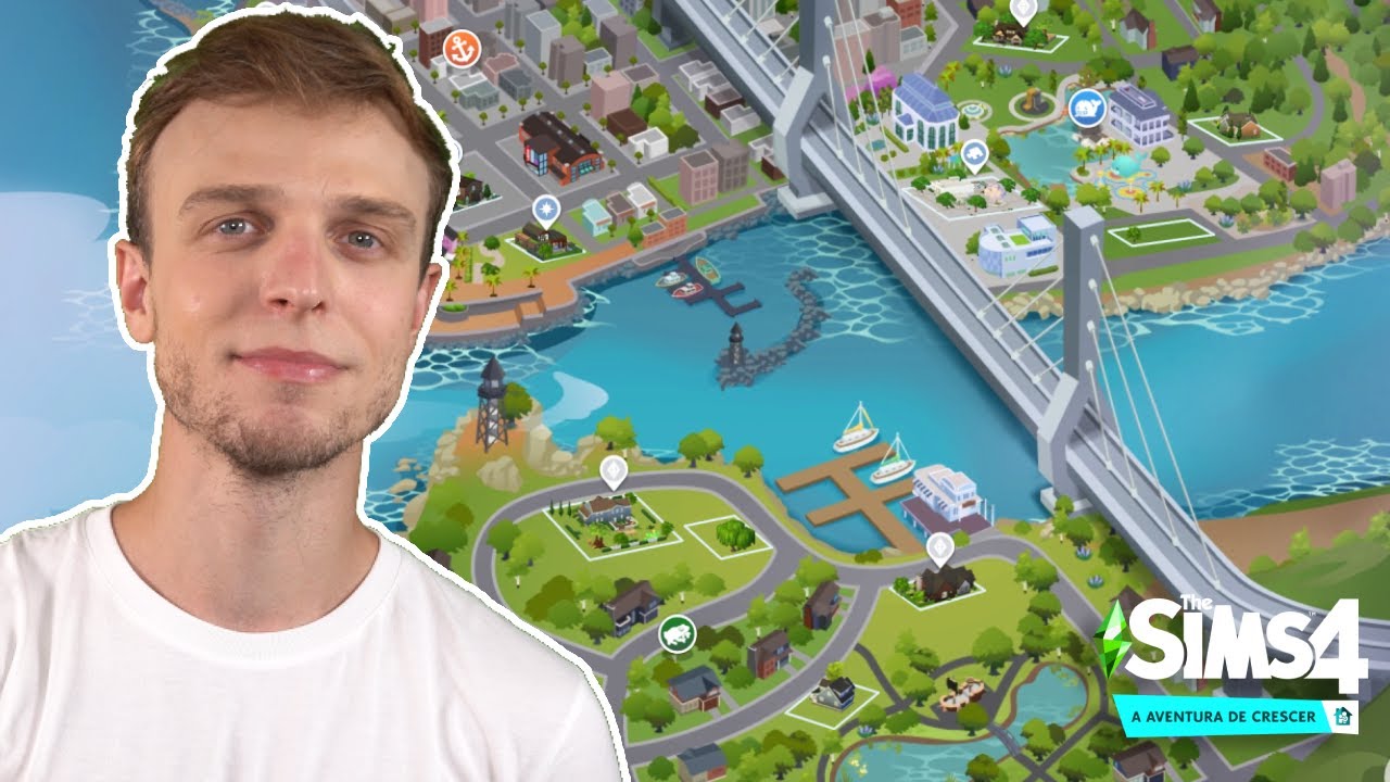 TOUR COMPLETO PELA NOVA CIDADE DO THE SIMS 4