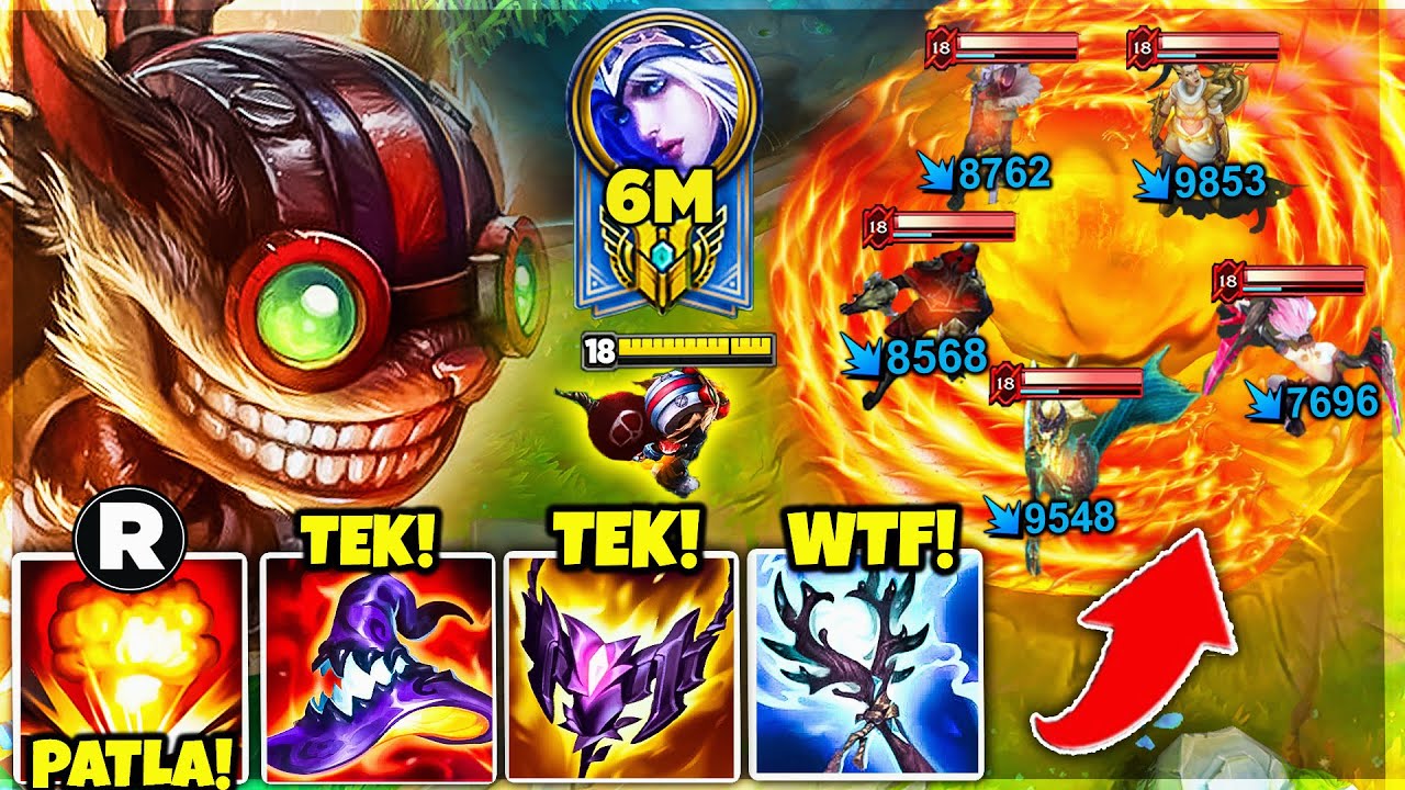 Karşıma 6.000.000M Ashe GELDİ !! Nükleer Bombamla Tanıştırdım !! Ziggs Mid !!