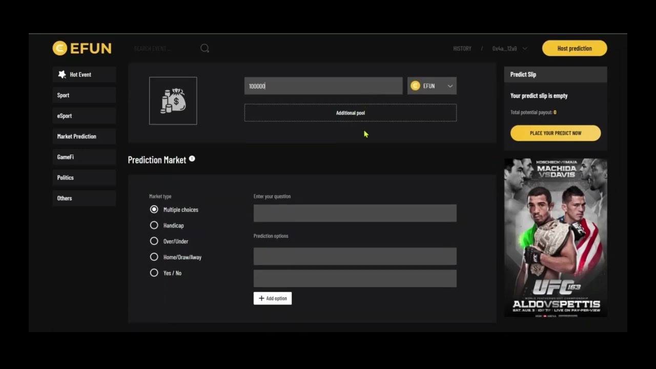 Host a Prediction Event with Peer-to-Peer & Prize Pool