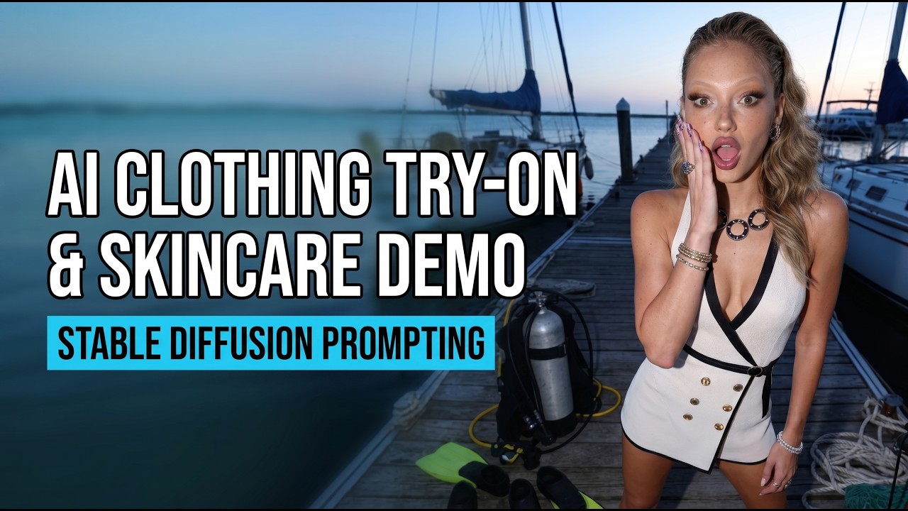 Stable Diffusion Quality in Higgsfield: AI Clothing Try-On & Skincare Demo #stablediffusion