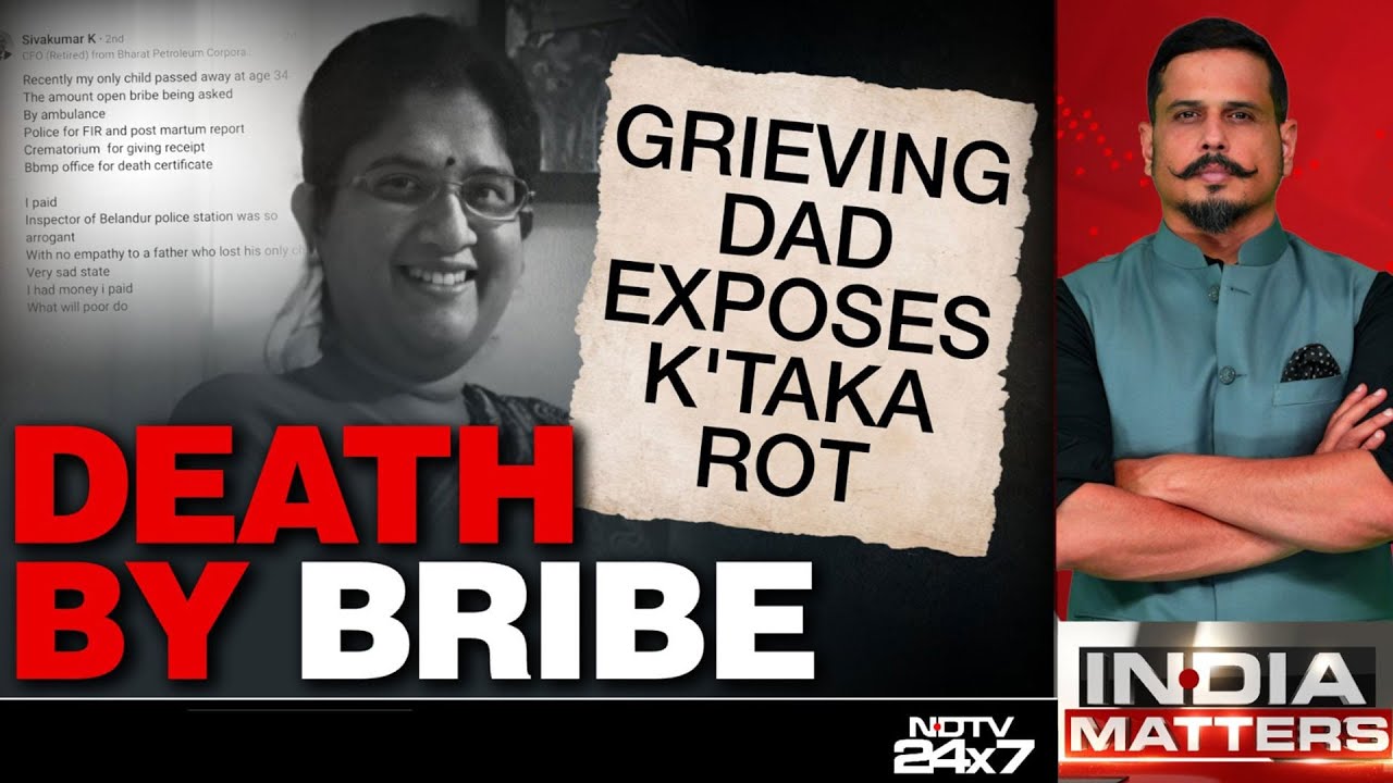Karnataka Bribery Case | Father's Post Triggers Outrage: Bribe Nataka In Siddu Sarkara