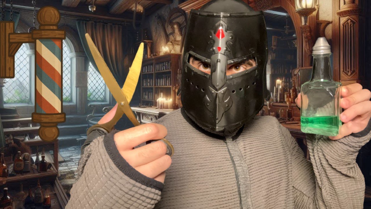 ASMR Peluquería Medieval ⚔️🛡️