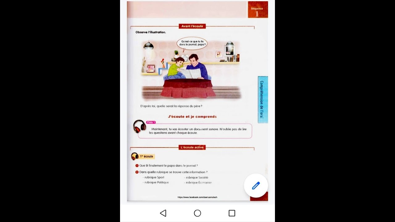 3AM / Projet 1 / Séquence 1 (Compréhension de l'oral )