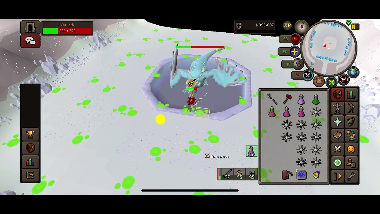 OSRS Vorkath on Mobile