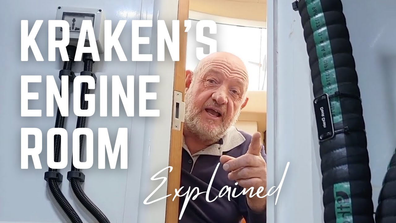 Kraken 50 Engine Room with Dick Beaumont
