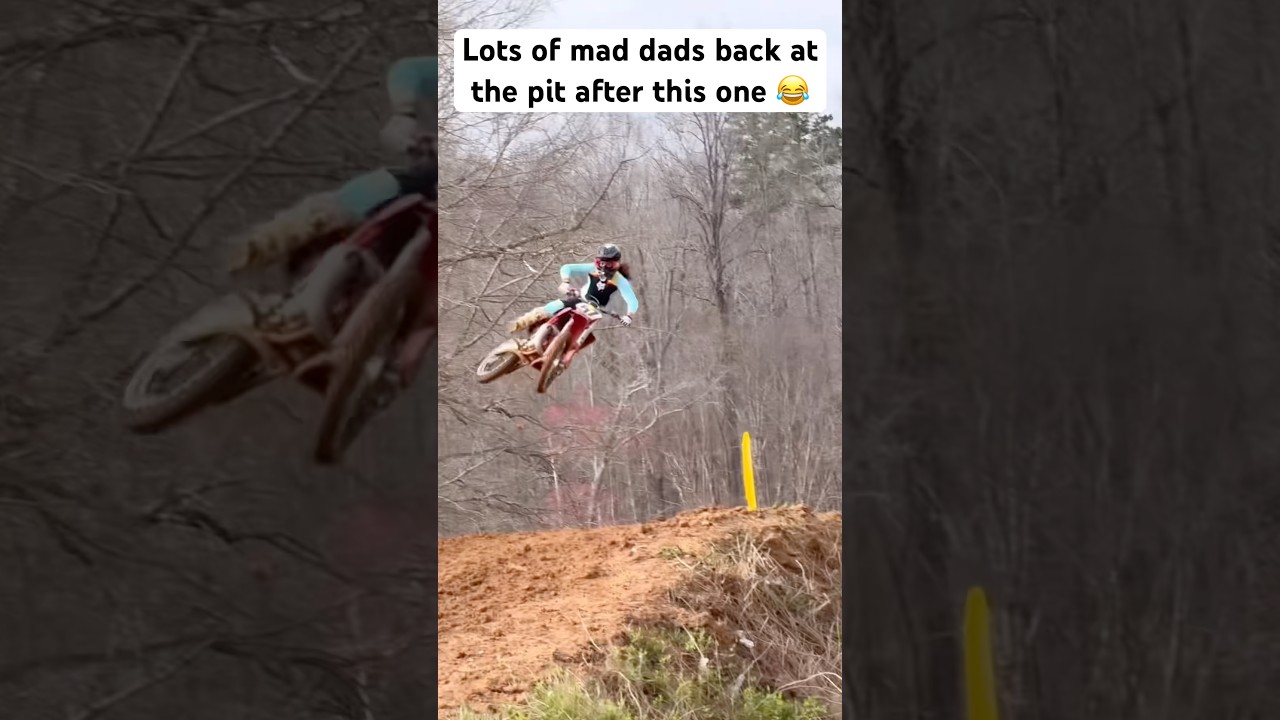When a Girl Beats All The Boys #motocross#dirtbike#girl#racing#fyp#viralvideo#iphone#vlog#shorts