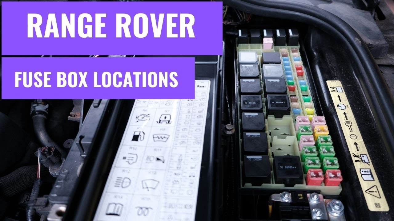 Расположение блока предохранителей Range Rover Sport L320.