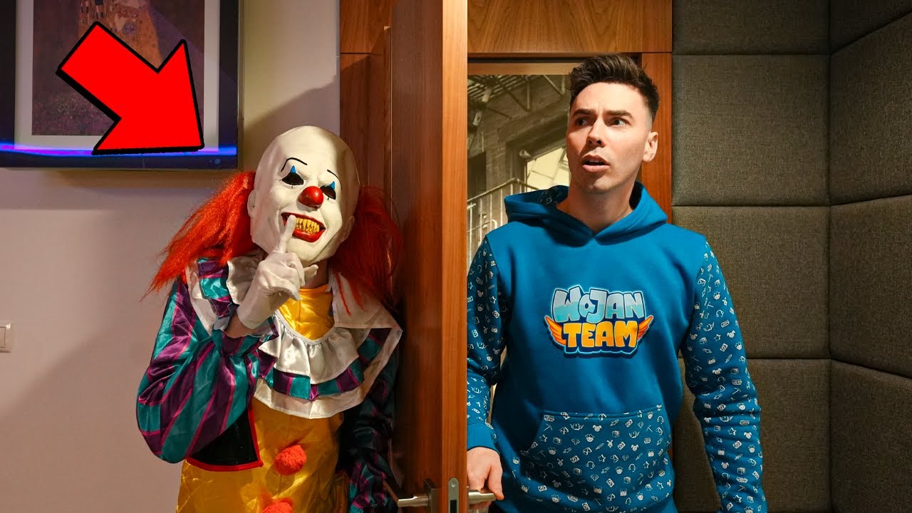 STRASZNY KLAUN PRANK na WOJANIE w JEGO DOMU! 🤡