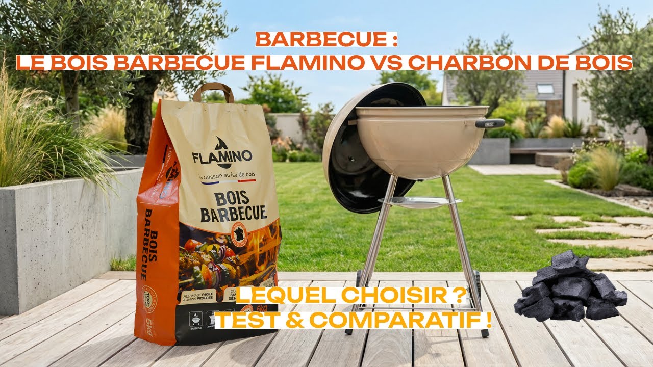 Barbecue : bois Flamino ou charbon de bois, lequel choisir ?