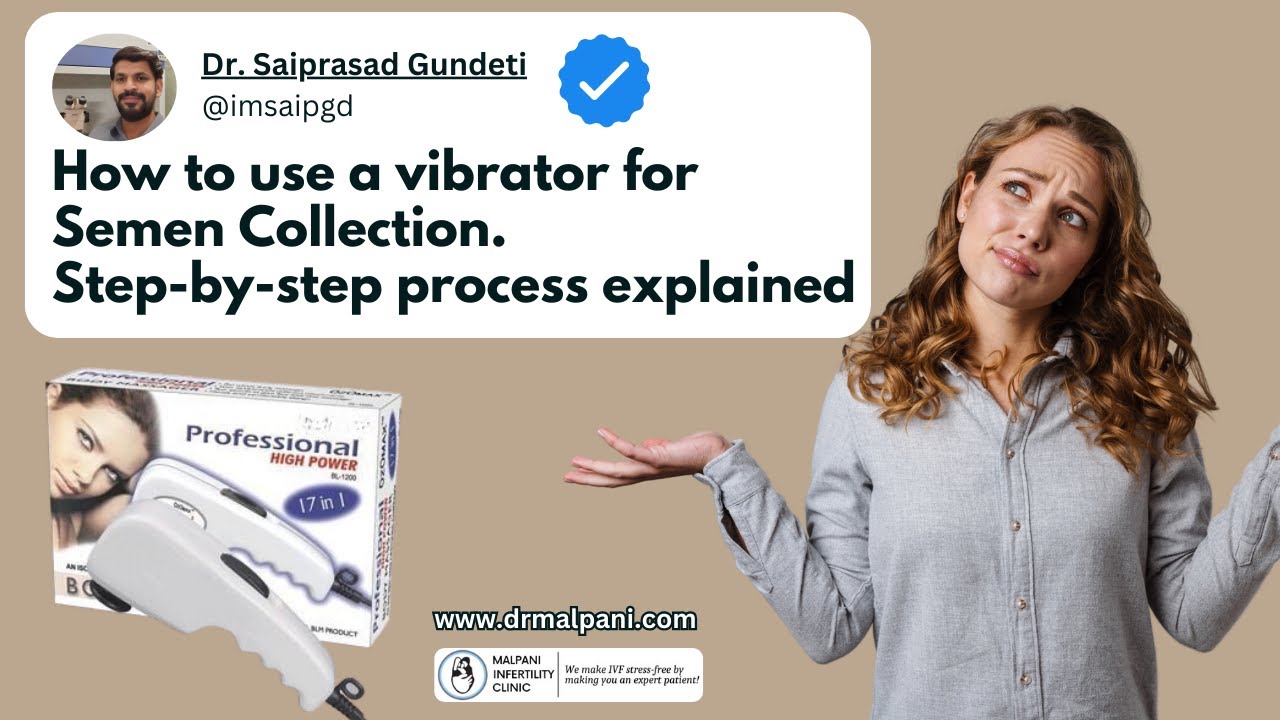 How to use a Vibrator for Semen Collection #semenanalysis #selfinsemination #ivftreatment #ivf