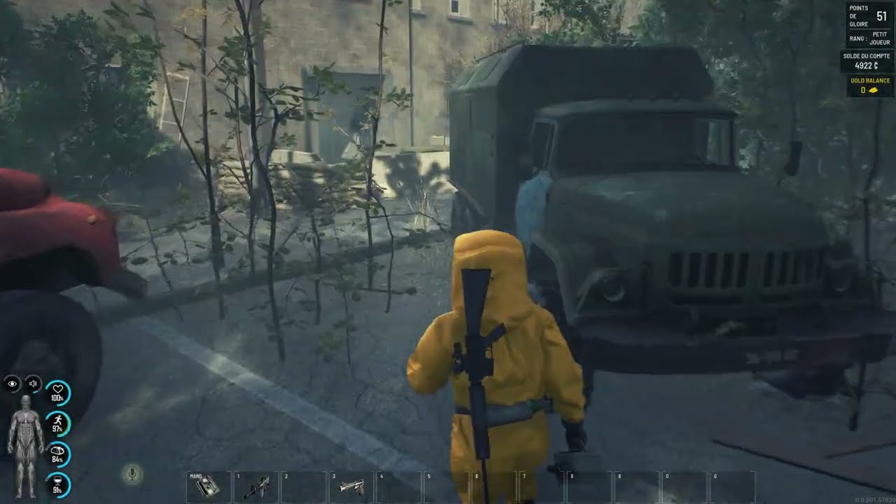 SCUM 1er visite village contaminé