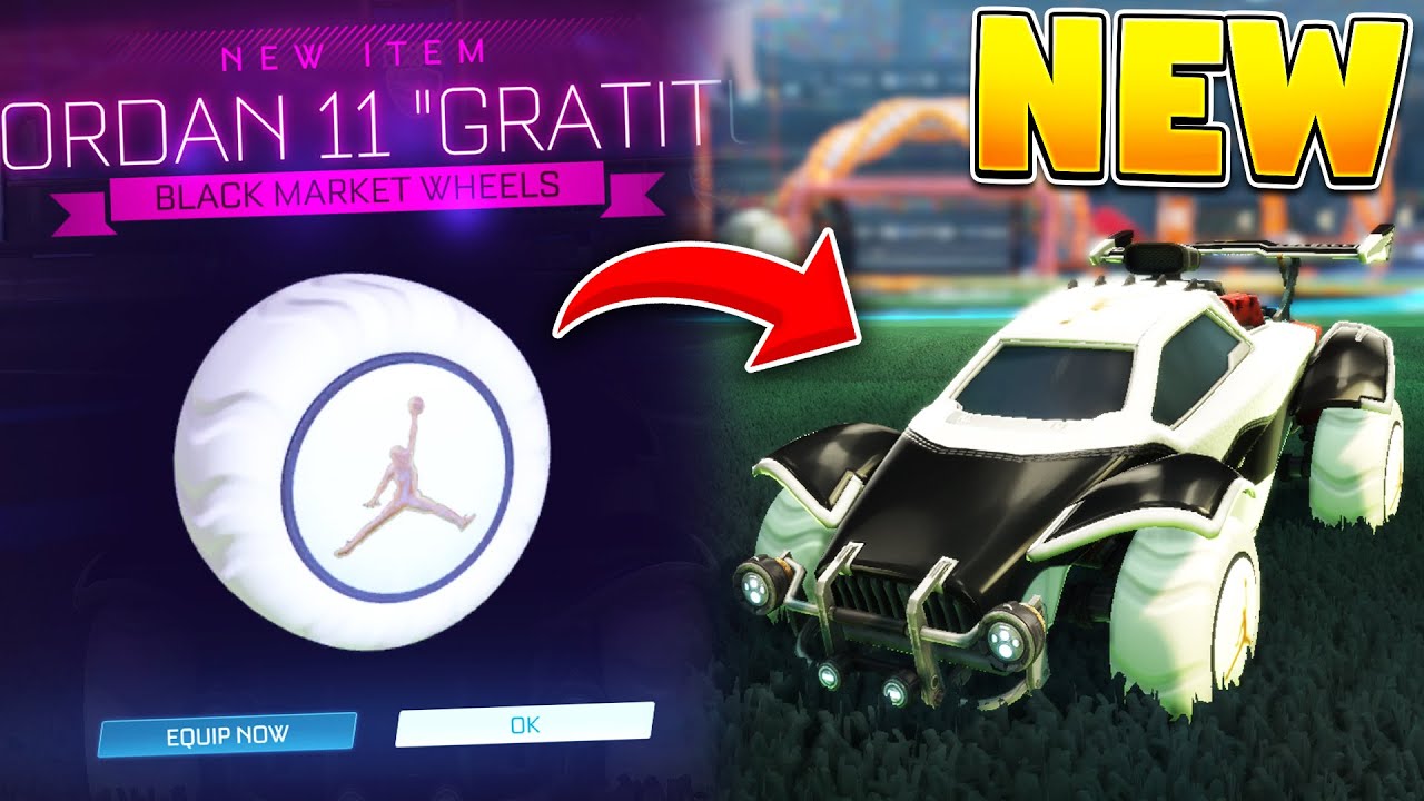 NEW AIR JORDAN 11 ITEMS ON ROCKET LEAGUE