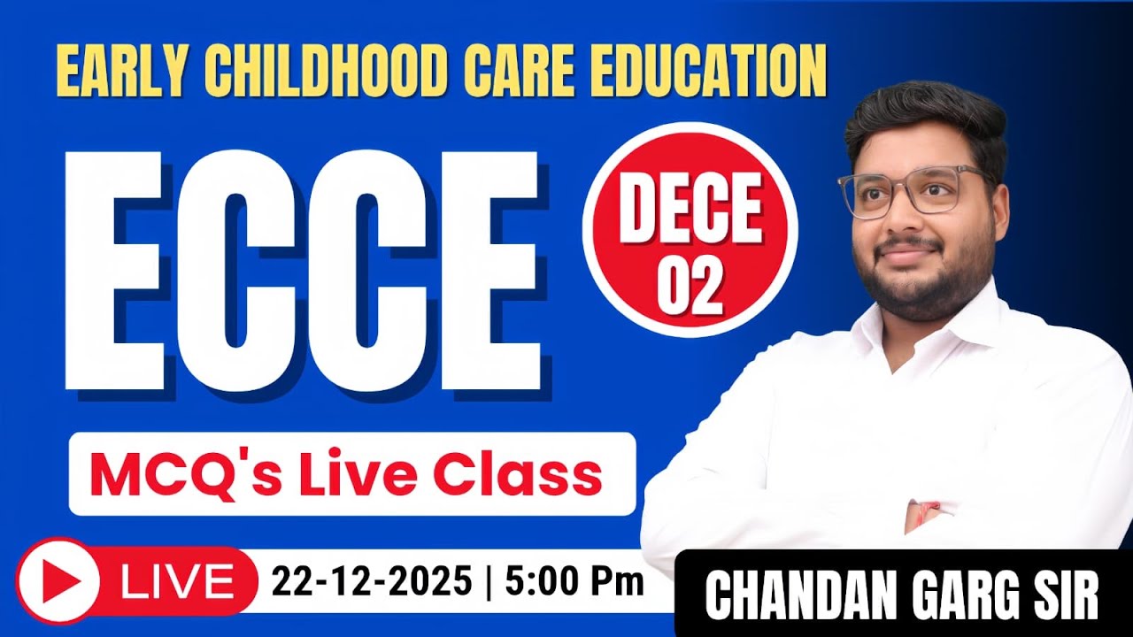 DECE - 02 | Full Syllabus Free Classes | IGNOU | MCQ's Live Class 2025