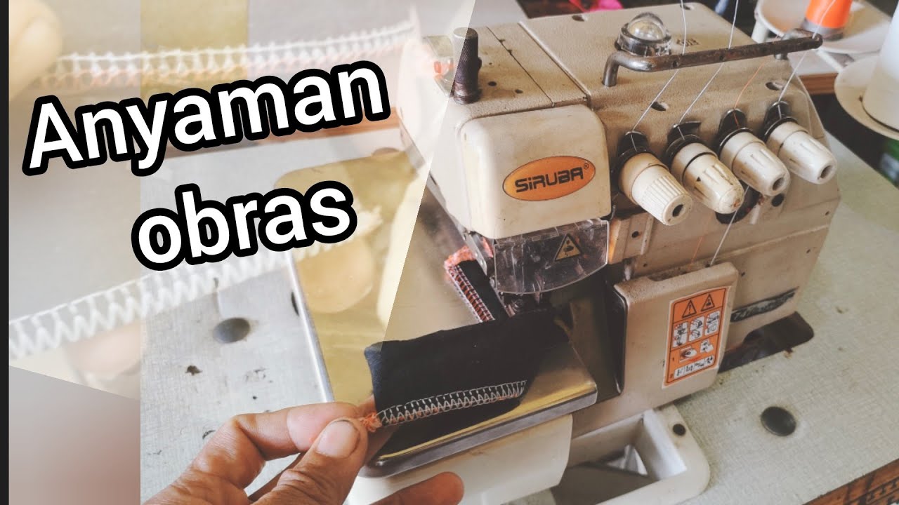 setel benang mesin obras anyaman mesin obras benang 4