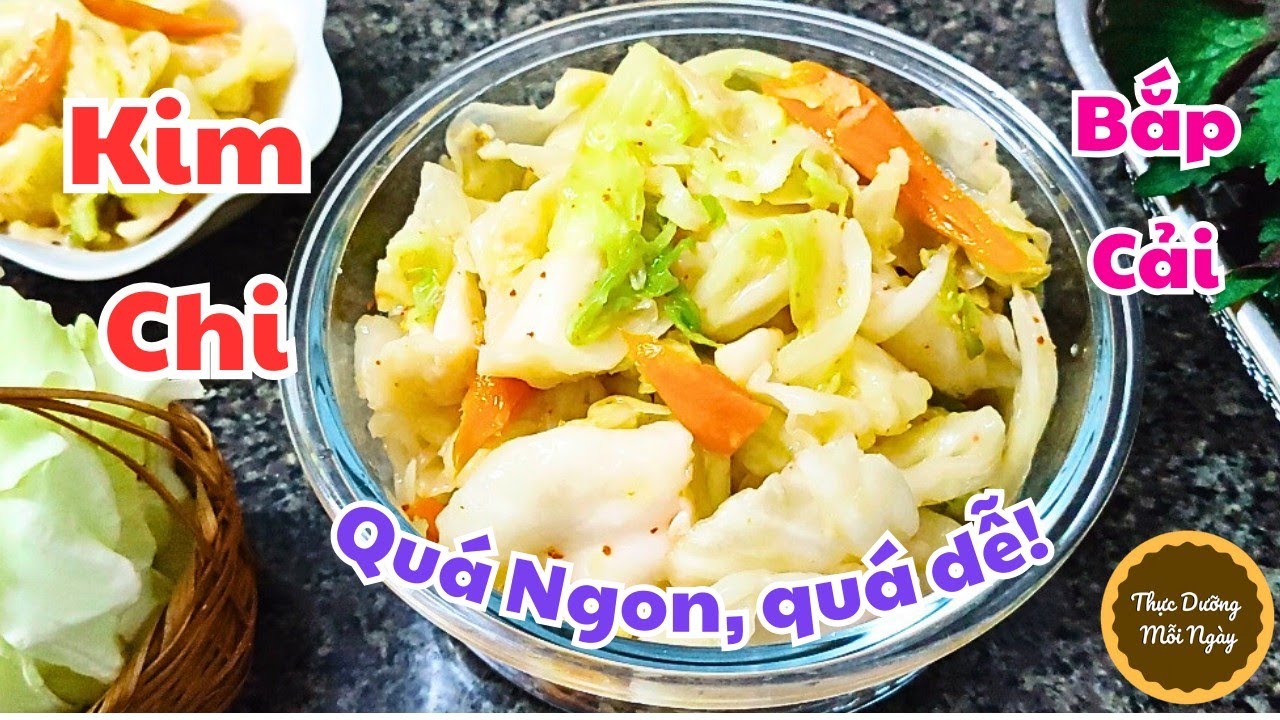 LÀM MÓN KIM CHI MỚI LẠ NÀY Rất Ngon, nguyên liệu phổ biến, Dễ Làm Nhất Tại Nhà