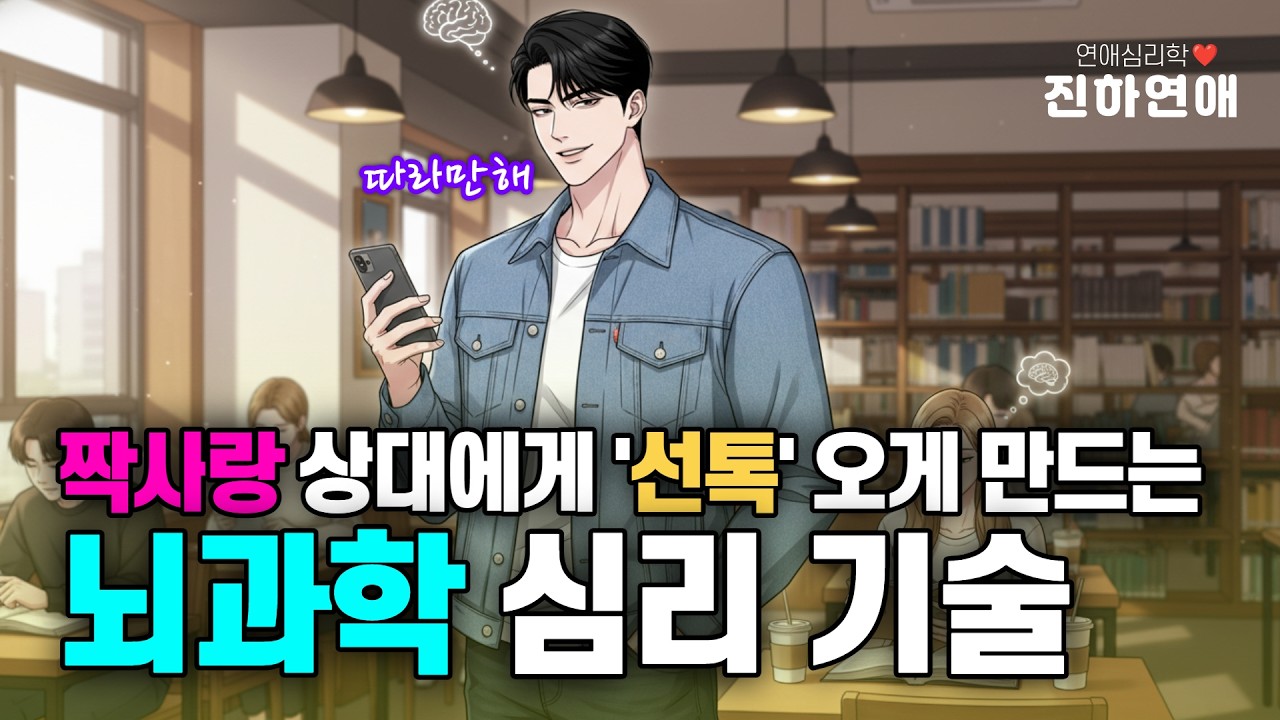 짝사랑 상대가 먼저 연락하게 만드는 뇌과학 심리 기술