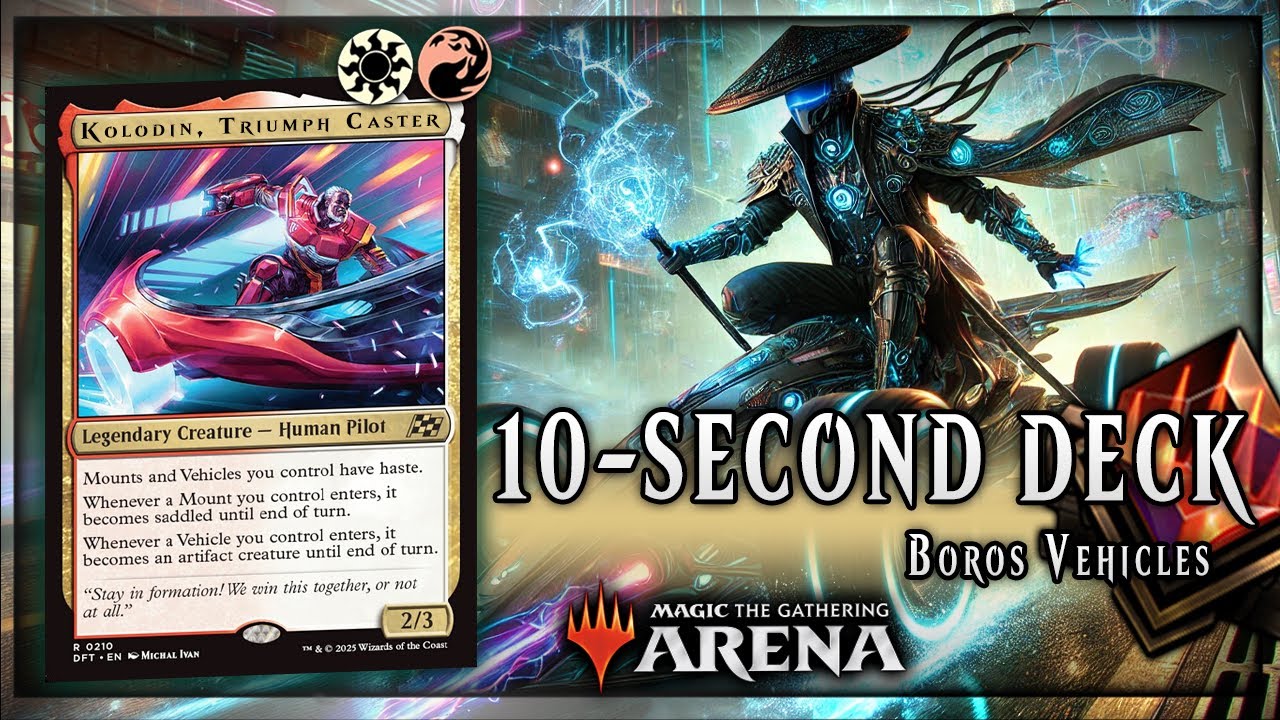 🚗💨 ЕСЛИ ТЫ НЕ ПЕРВЫЙ, ТЫ ПОСЛЕДНИЙ | Руководство по стандартной колоде MTG Arena от Boros Vehicles