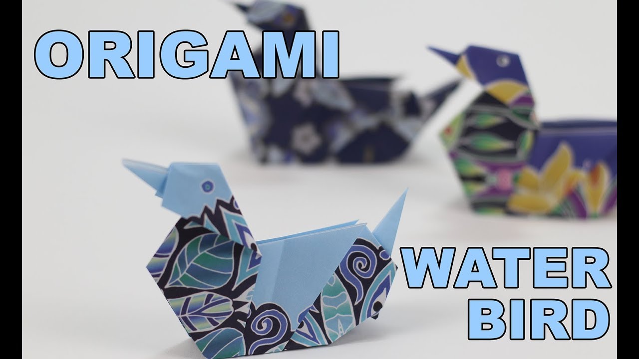 How to Fold an Origami Water Bird
