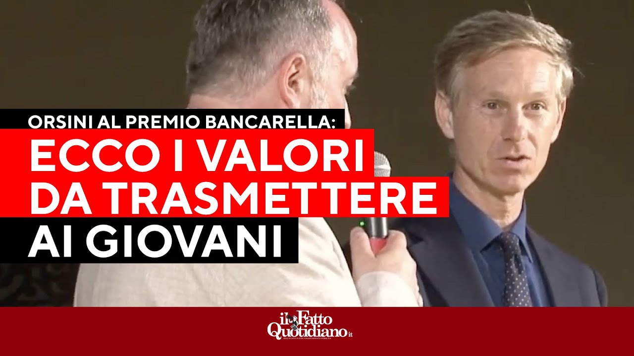 Orsini al premio Bancarella: 