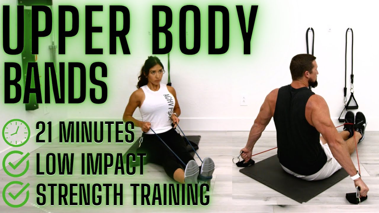 20 Minute Upper Body Resistance Band Workout - Low Impact
