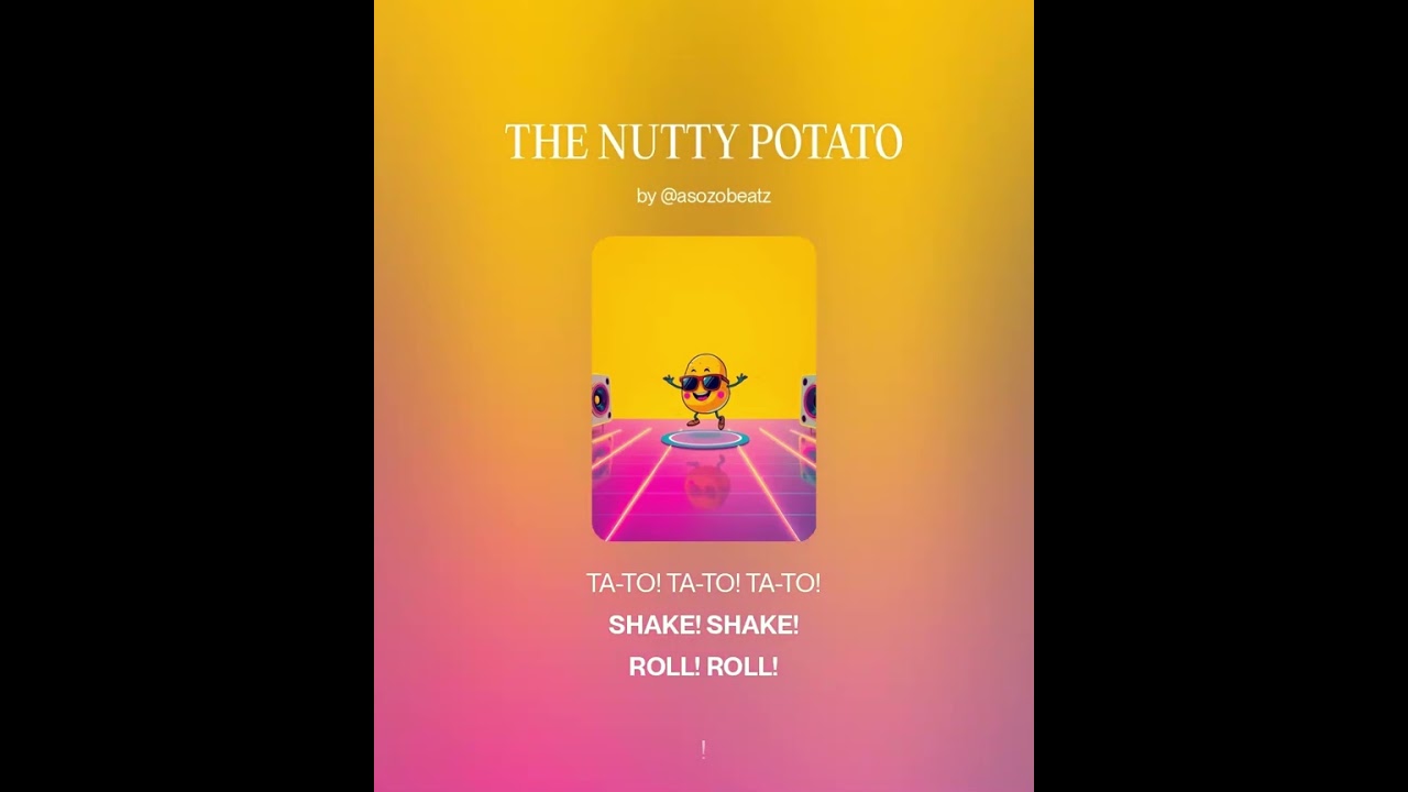 Afly Afly - THE NUTTY POTATO 🥔 | #secondattempt #memesong #viralmusic #sozo #meme #crazy #challenge