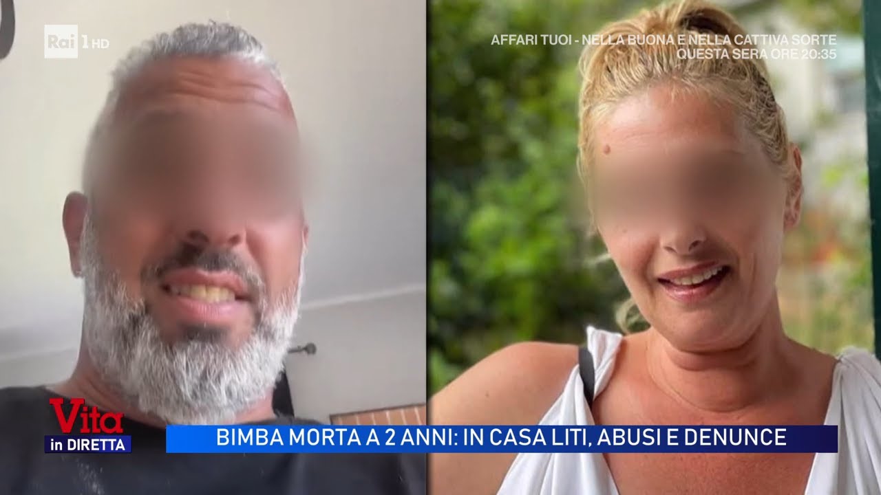 Bimba morta a 2 anni, indagato il compagno della madre - Vita in diretta 13/02/2026