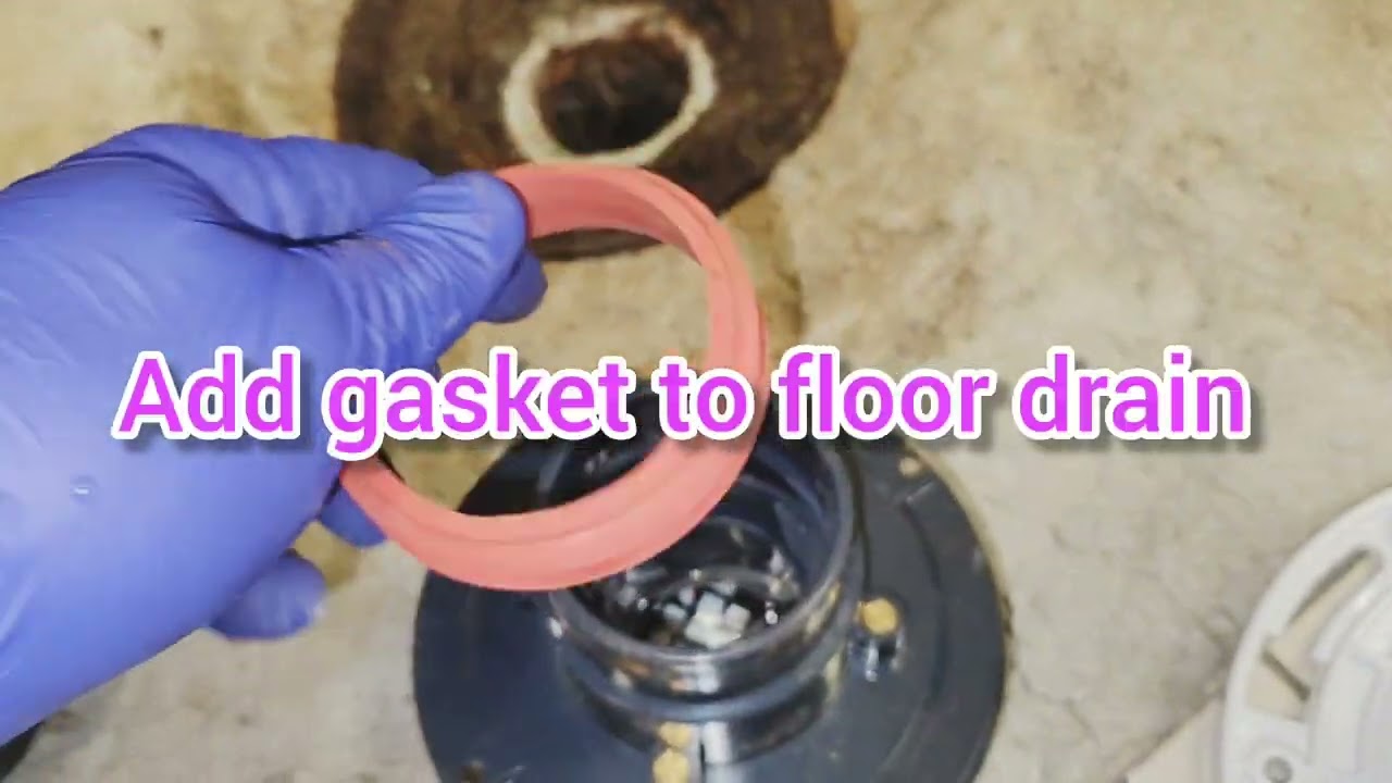 How to repair floor drain 