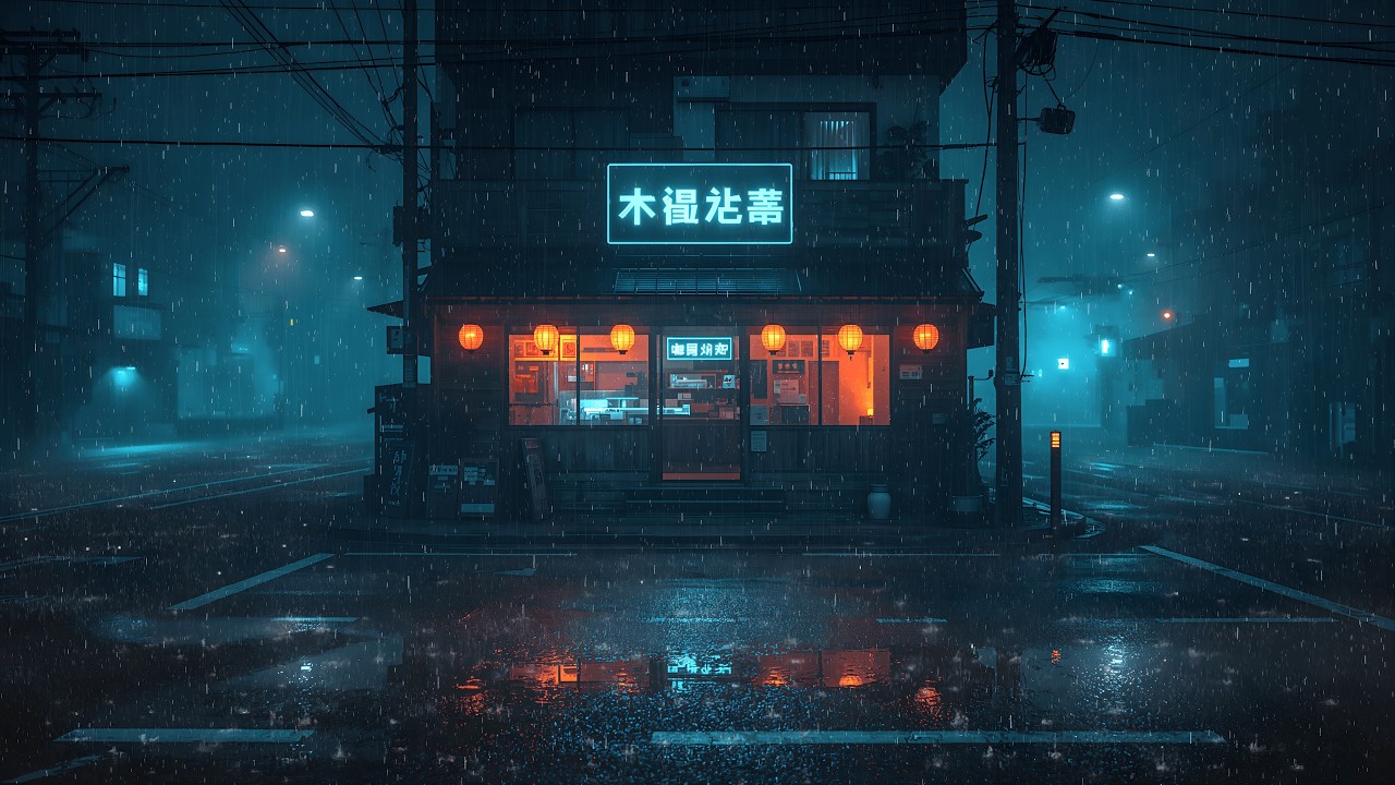 Ramen Café Lofi Radio ☕🍜 | 24/7 Lofi Hip Hop Rain
