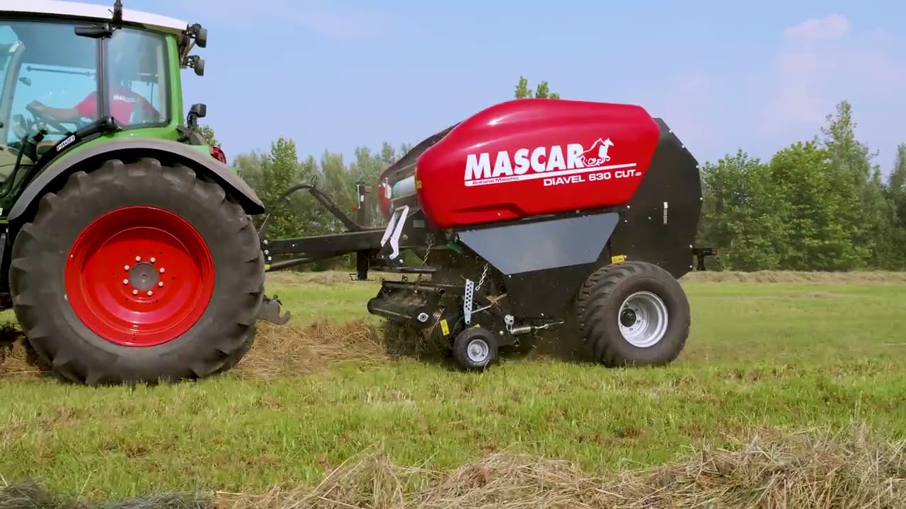 Mascar Presse-Wickelmaschine-Sämaschine Hackgerät (VERKAUFT)